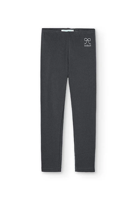 Legging punto elástico gris