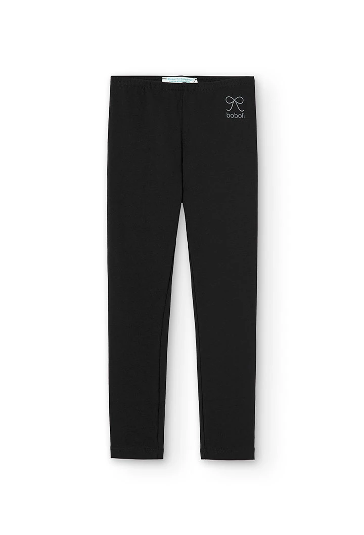 Legging color negro