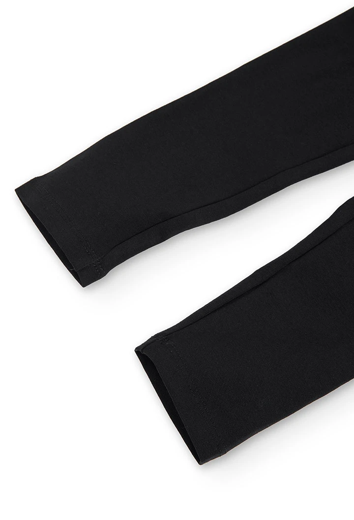 Legging color negro