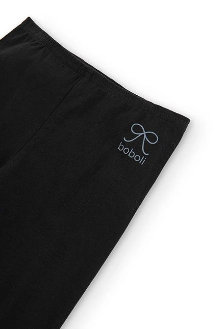 Legging color negro