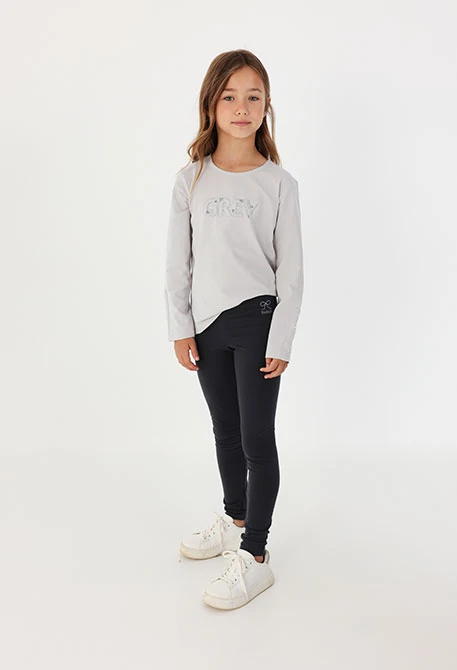 Legging color negro