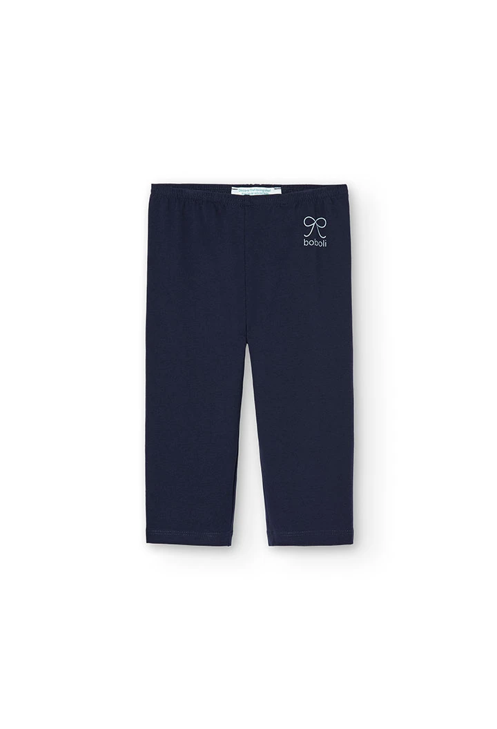 Leggings pirata azul-marinho