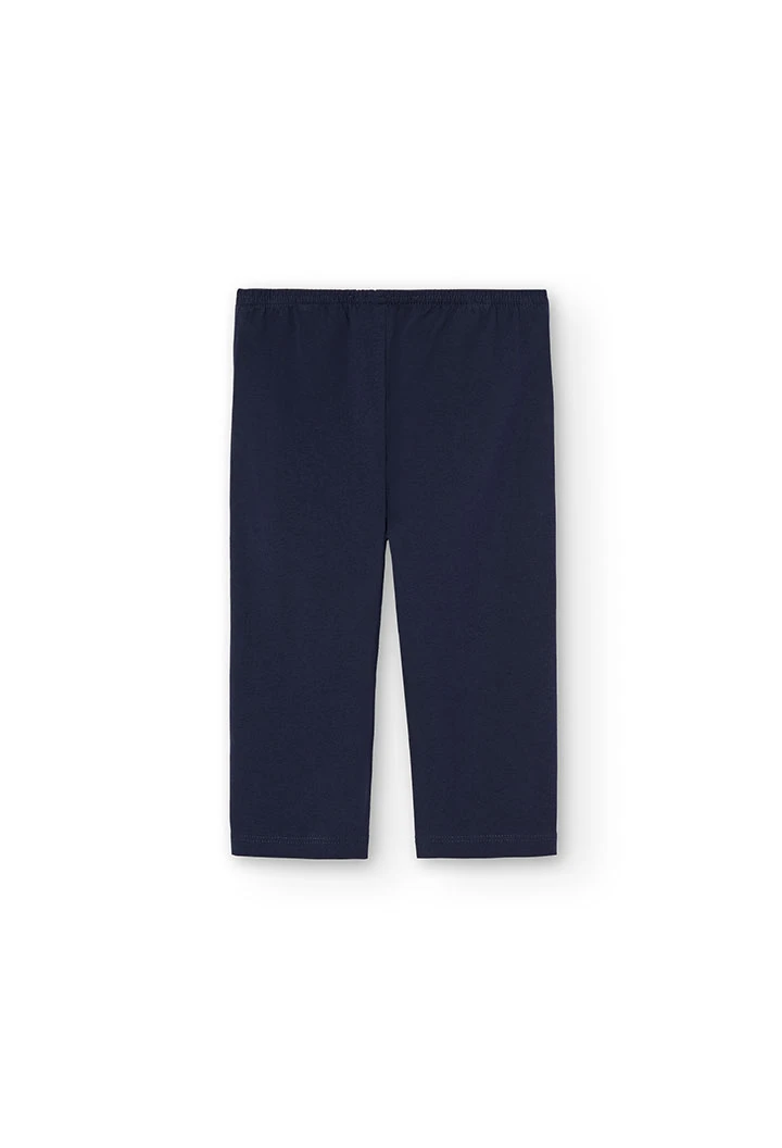 Navy blue capri leggings