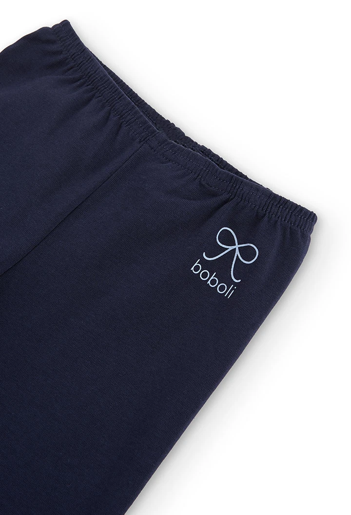 Capri-Leggings in Marineblau