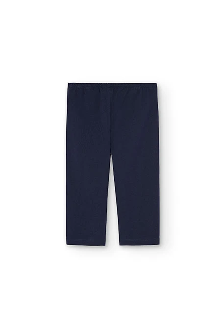 Leggings pirata azul marino