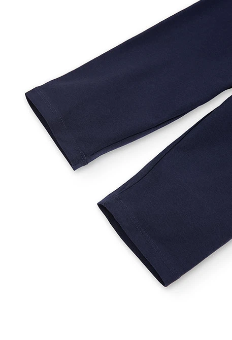 Leggings pirata blu navy