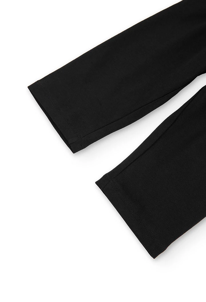 Legging corsaire fille noir