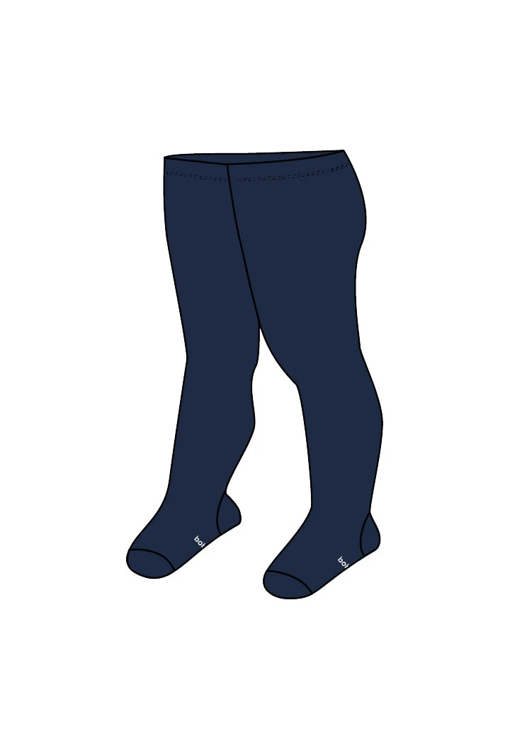 Collant basique bleu marine