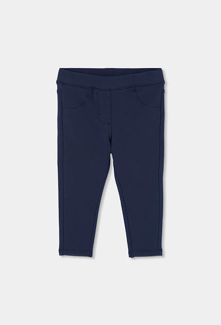Pantalon de pelfa nena blau marí