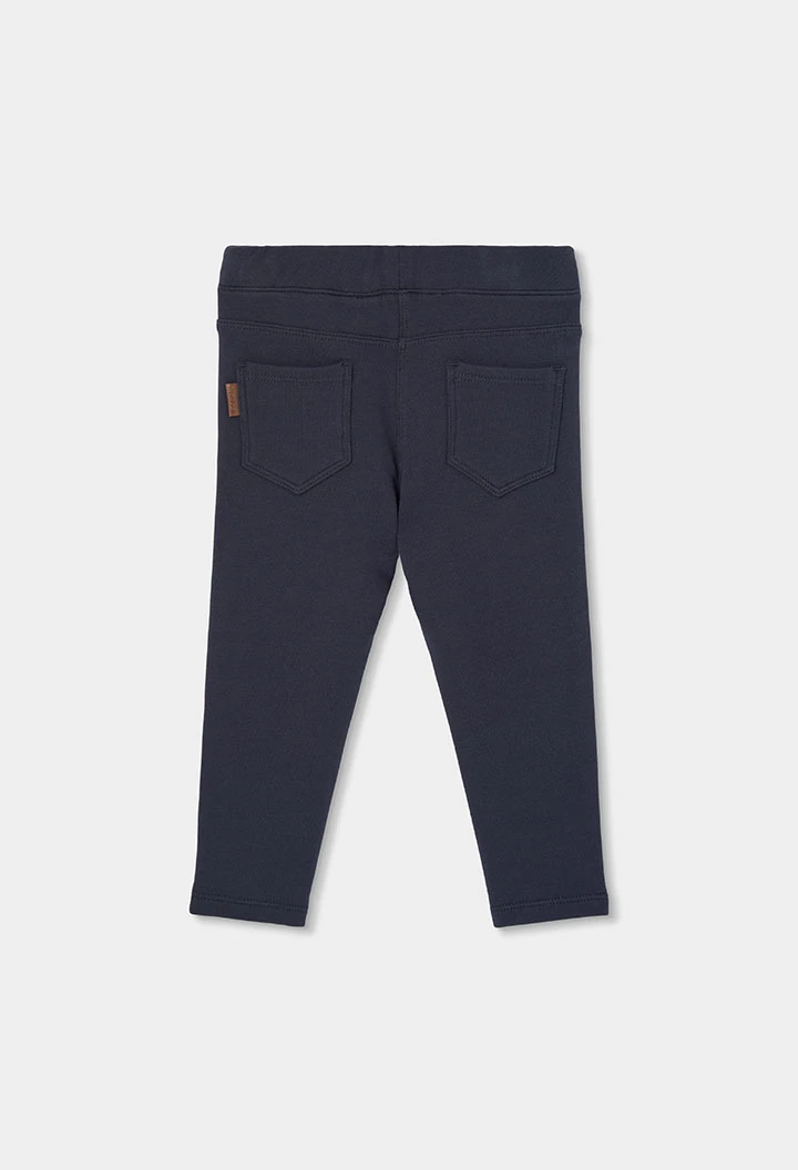 Pantalón felpa niña gris