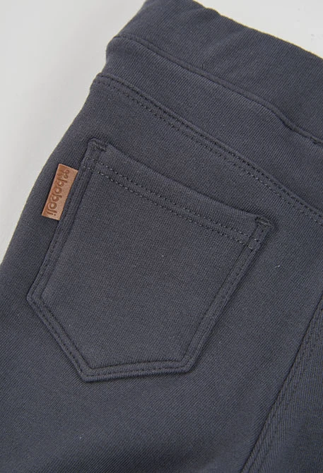Pantalon molleton fille gris