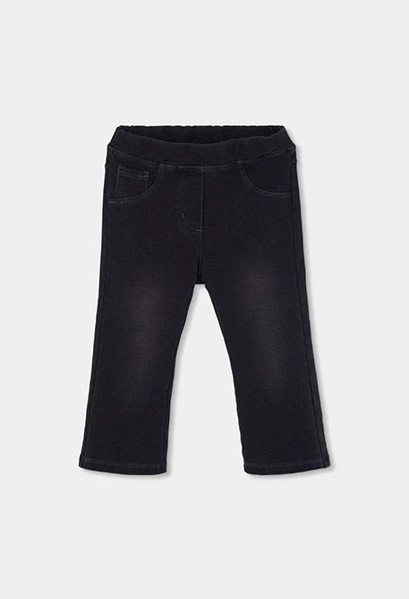 Pantalon pelfa denim nena negre
