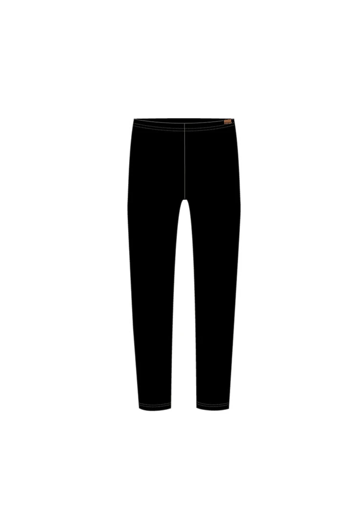 Legging simili cuir noir