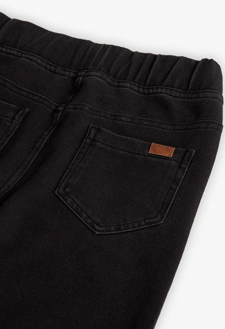 Pantalón niña de punto negro