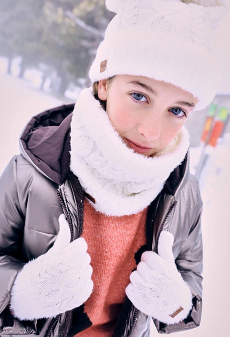 Gants blancs