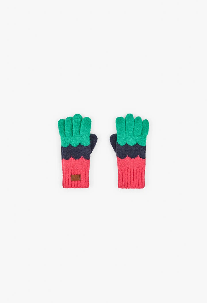 Gants multicolores