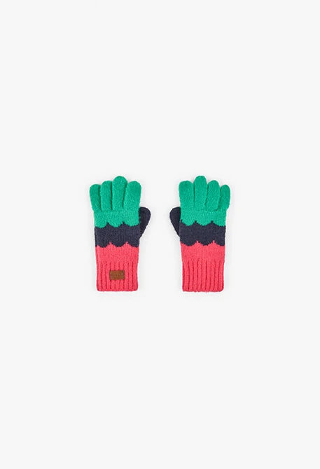 Gants multicolores
