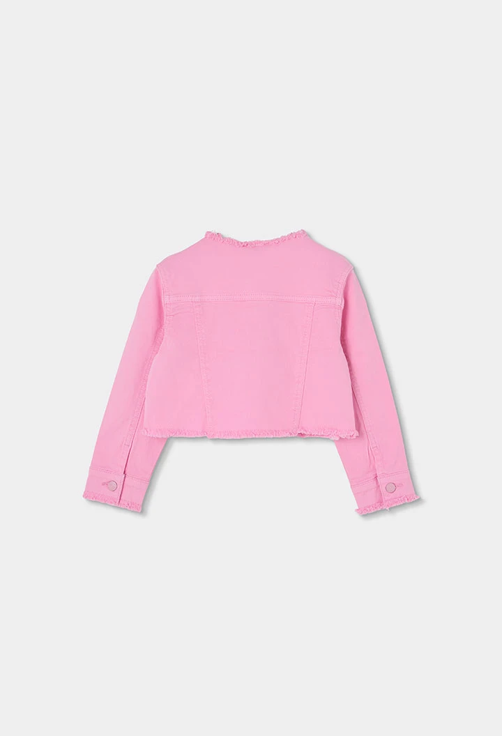 Chaqueta niña rosa