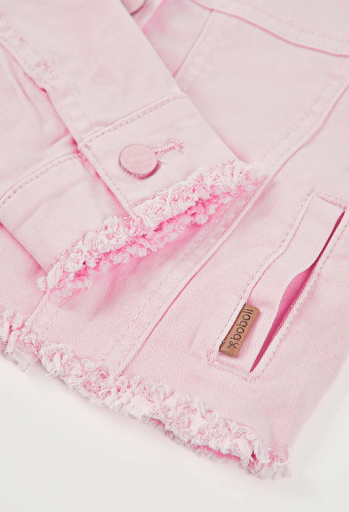 Giacca bambina rosa