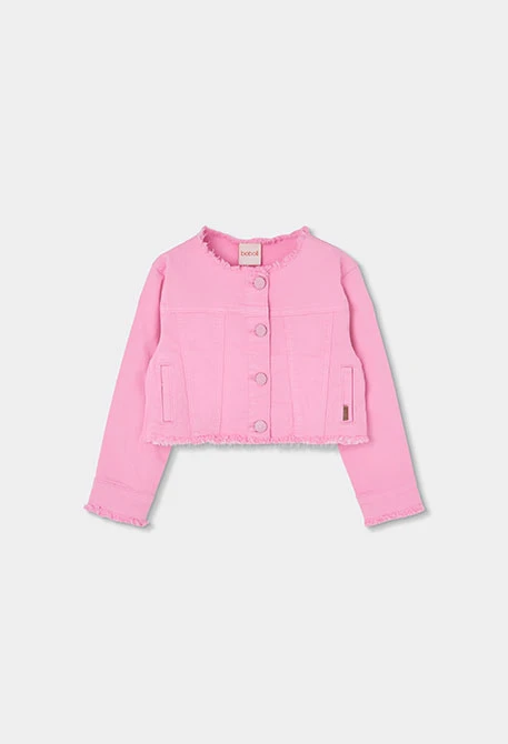 Chaqueta niña rosa