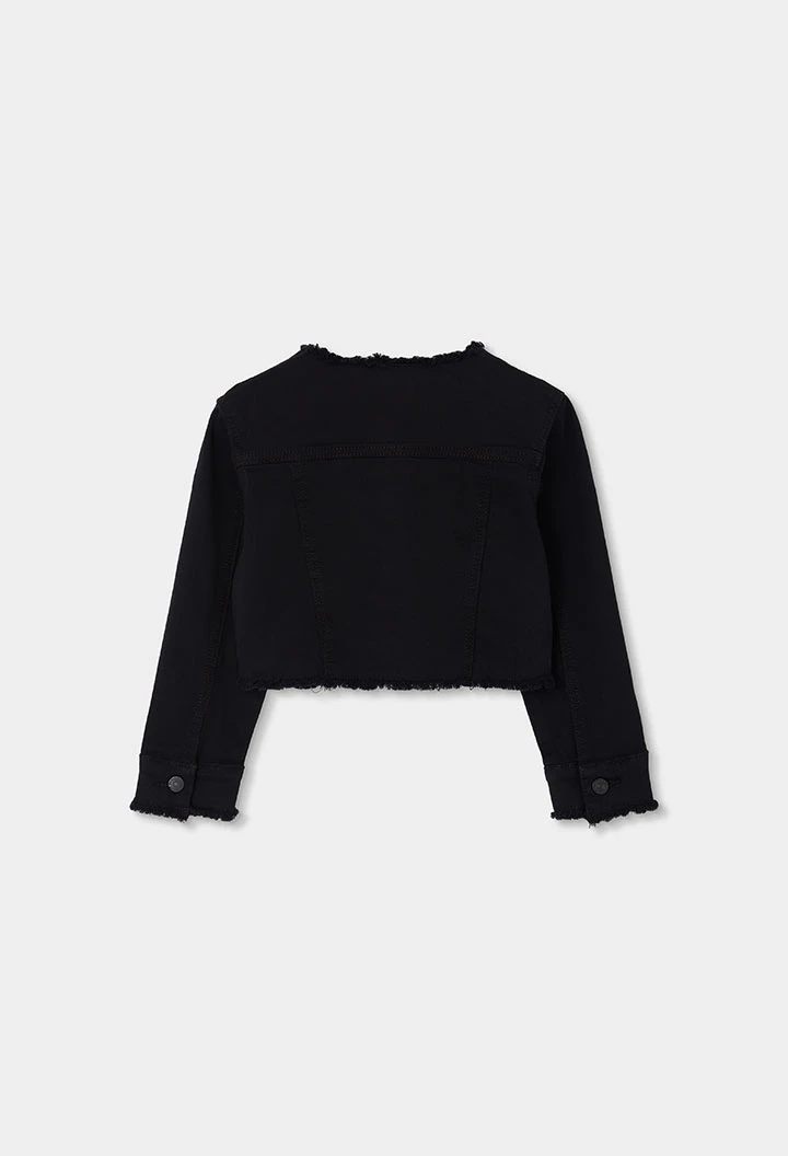 Veste noire pour fille