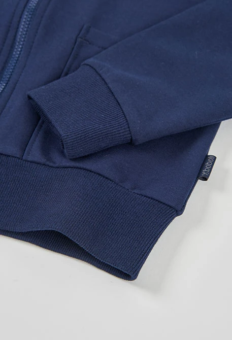 Navy blue hooded jacket for girl