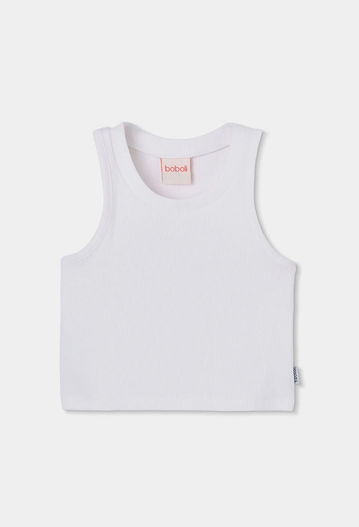 Top bianco basic