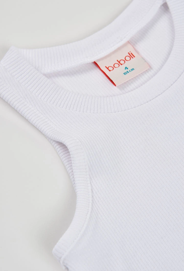 Top bianco basic