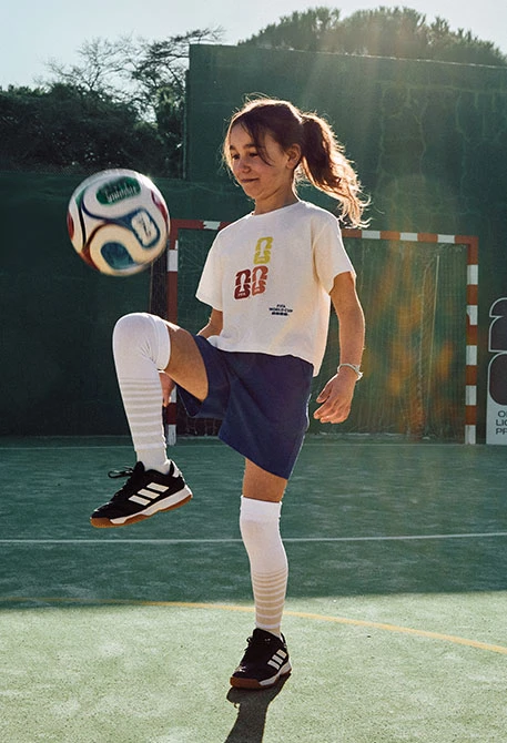 Shorts algodón azul