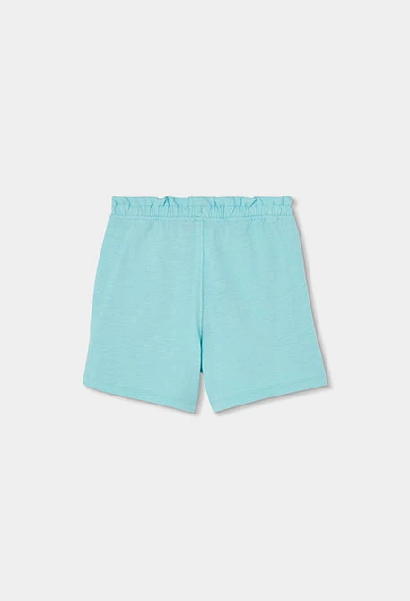 Shorts algodón azul celeste