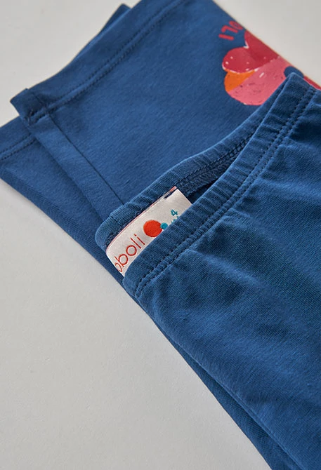 Leggings pirata cotone blu marino