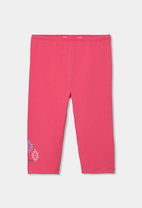 Leggings pirata de algodón fresa