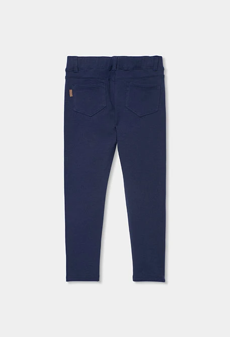 Pantaló nena cotó en blau marí