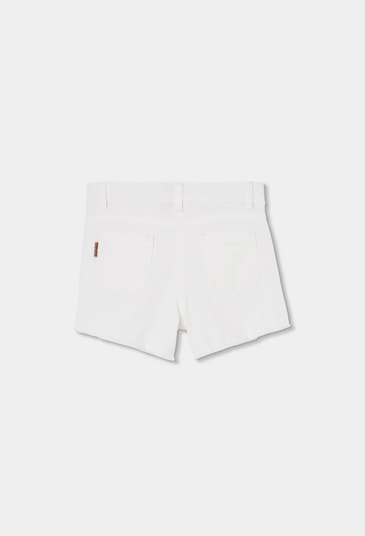 Short cotone bianco