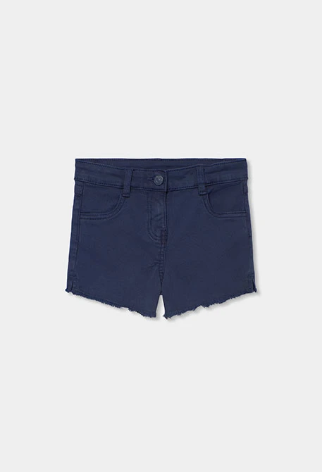 Short cotó blau marí