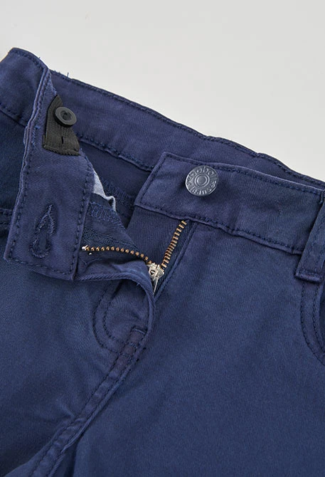 Marineblaue Baumwollshorts