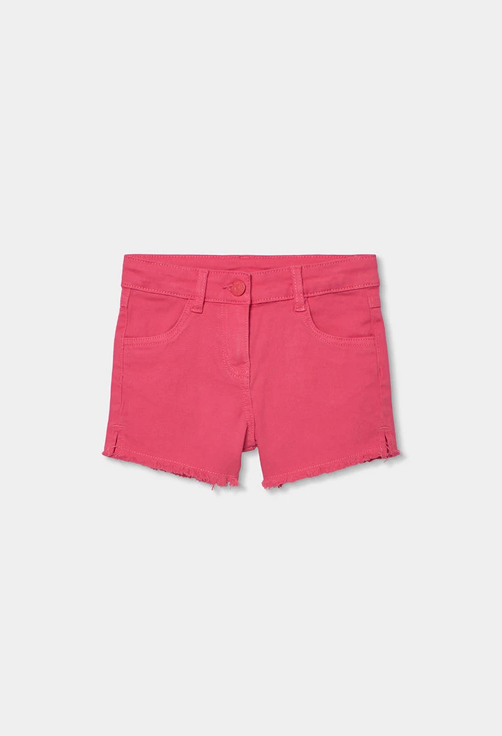 Pantaloncini di cotone rosso