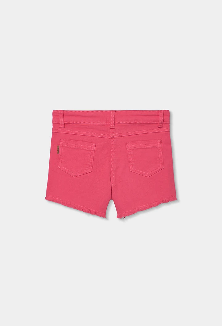 Pantaloncini di cotone rosso