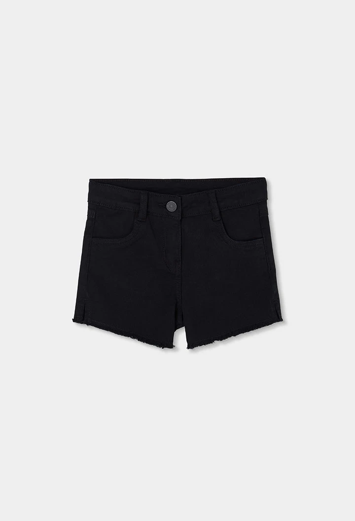 Short cotó negre