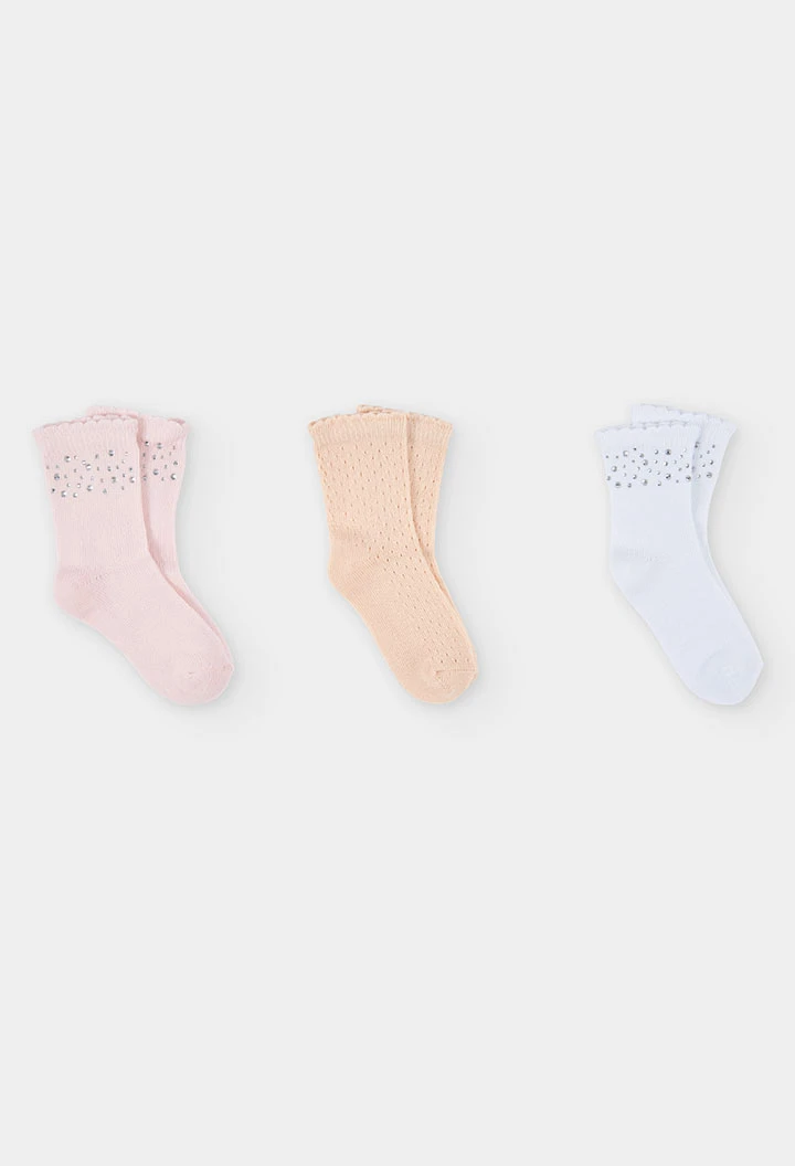 Pack of white cotton socks
