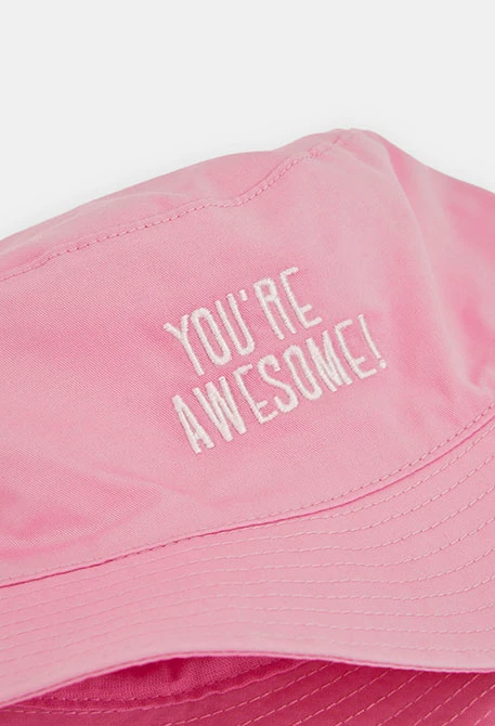 Pink hat