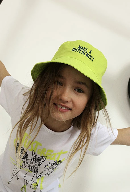 Green hat