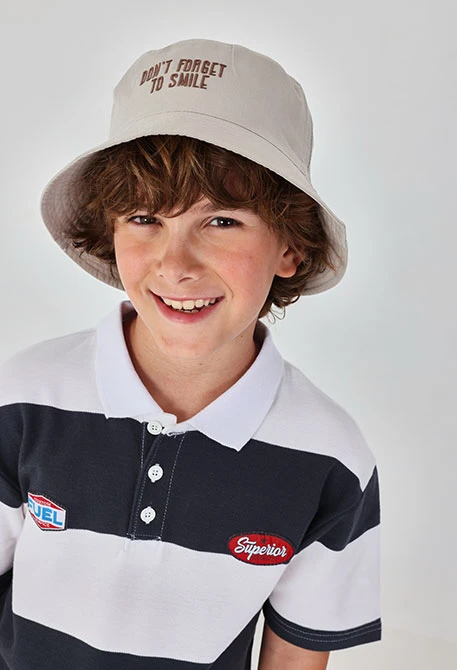 Beige hat