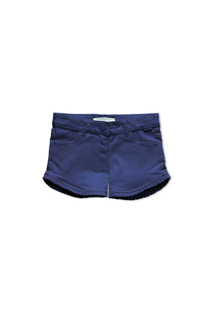 Short en toile pour fille