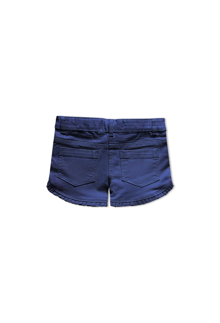 Short en toile pour fille
