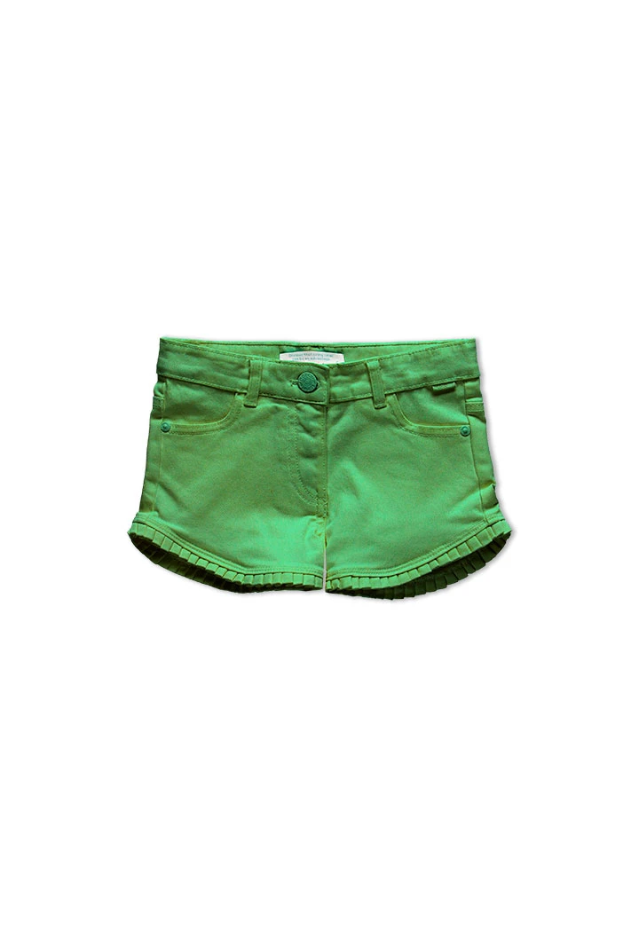 Short en toile pour fille