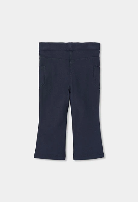 Pantalon fille gris avec poches