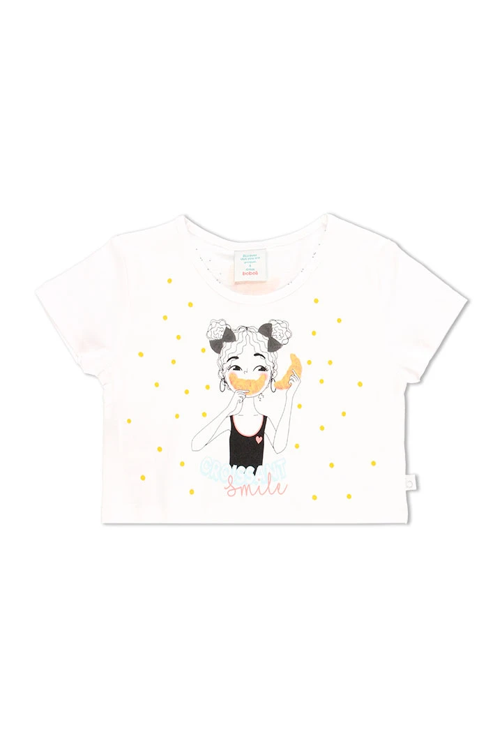 T-Shirt tricot basic pour fille