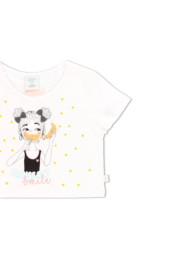 T-Shirt tricot basic pour fille