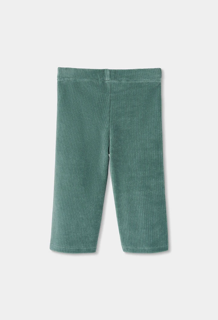 Pantalons de pana nena verd